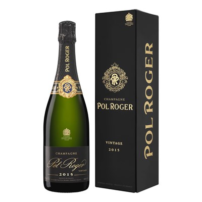 Send Pol Roger Brut Vintage 2015 75cl - Pol Vintage Champagne Gift Online